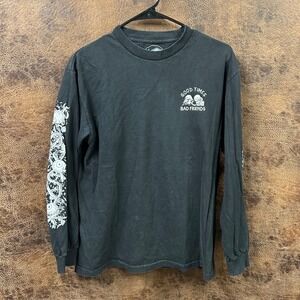 Lurking Class Medium Long Sleeve Skeleton Halloween Sketchy Tank Crewneck Top